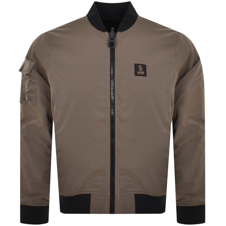 Luke 1977 Suzhou Reversible Bomber Jacket Brown Mainline Menswear Ireland